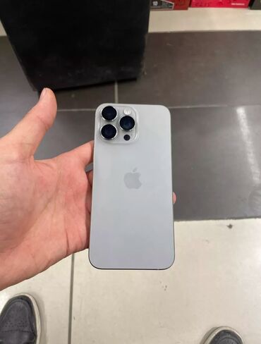 iphone 15 pro max 256 цена бишкек: IPhone 15 Pro Max, Колдонулган, 256 ГБ, 90 %