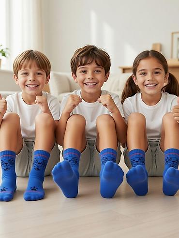 Другие детские вещи: Детские носки из Европы с яркими принтами героев мультфильмов - — 2