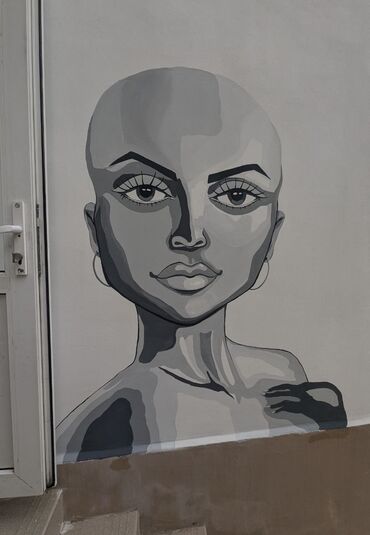qara suvaq yoxsa agdag: Divar rəsimlərinin çəkilməsi🎨 Qiymət rəsmə və onun ölçüsünə uyğun