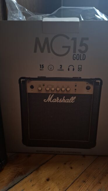 Musiqi alətləri üçün ləvazimatlar: Yeni Gitara gücləndiricisi, Marshall, 15 Vt, Ünvandan götürmə