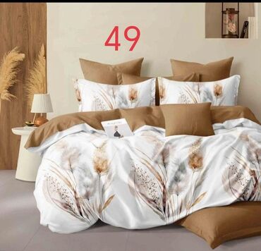 Posteljina: Bračna, Pamučni saten, bоја - Šareno, Turska — 9