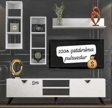 Çarpayılar: TV stend rəng seçimi var
