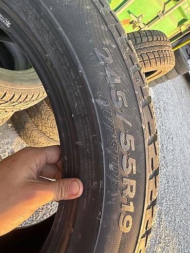 Шины и диски: Шины 245 / 55 / R 19, Зима, Б/у, Комплект, Легковые, GoodYear — 7