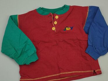 czerwona bluzka chłopięca: Bluzka, 8 lat, 122-128 cm, stan - Dobry