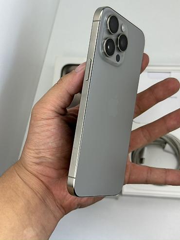 galaxy buds 2 pro бишкек: IPhone 15 Pro Max, Колдонулган, 256 ГБ, Natural Titanium, Кабель, Куту, 86 % — 5