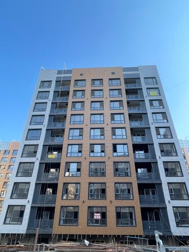 продажа квартира бишкеке: 1 бөлмө, 54 кв. м, 9 кабат, ПСО (өзү оңдоп түзөтүп бүтүү үчүн)