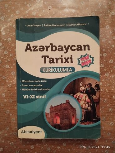 fizika 7 9 mesele kitabi: Azərbaycan Tarixi kitabı ✅Yaxşı vəziyyətdədir. ✅Yeni nəşr ✅