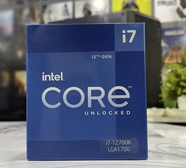 Digər ehtiyat hissələri: Prosessor Intel Core i7 12700kf, > 4 GHz, > 8 nüvə, Yeni