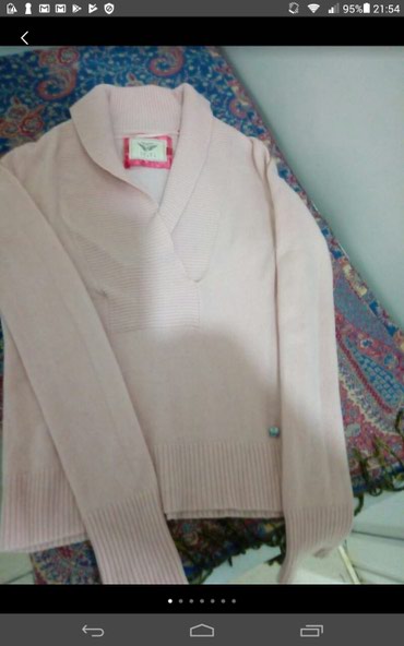 свитер: Женский свитер M (EU 38), цвет - Розовый
