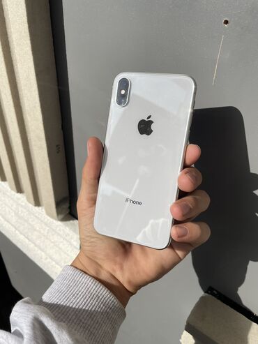 айфон х экран цена: IPhone X, Колдонулган, 256 ГБ, Ак, 74 %