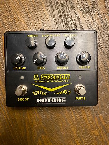 gitara simi: Hotone A Station – Akustik gitar üçün preamp və D.I. pedalı — 1