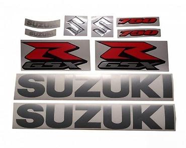profim: SUZUKI GSXR 750 - komplet nalepnice - 370 📌 Opis: Samolepljive — 1