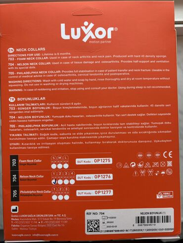 Bandajlar, korsetlər, korrektorlar: Boyunluq "Luxor" Boyunluq, boyunluk, neck collar, ortopedik 34-36cm — 4