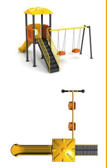 Digər biznes avadanlığı: Oyun Kompleksi – MAS-103 Uşaqlar üçün rəngarəng açıq hava oyun — 27