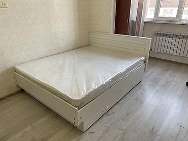 Эки кишилик керебеттер: Эки кишилик керебет, Жаңы, Матрасы бар, узуну - 200 см — 3