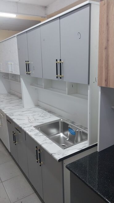 Кухонные гарнитуры: Кухонный гарнитур, Новый, цвет - Белый, Платная доставка — 30