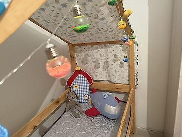 Детские односпальные кровати: В комплекте матрас,подушки,игрушки,гирлянда Детская кровать-домик из at lalafo.kg — 5 Детские односпальные кровати: В комплекте матрас,подушки,игрушки,гирлянда Детская кровать-домик из — 5