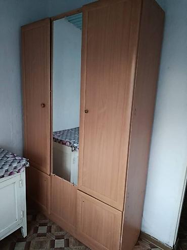 зеркела: Шифоньерлер, кийидер үчүн шкафтар, Колдонулган, Түз, ЛДСП — 1