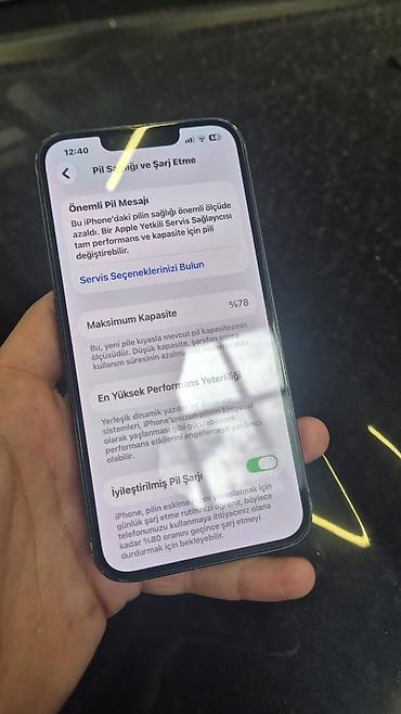 aple 13: IPhone 13, 128 GB, Midnight, Simsiz şarj, Face ID — 5