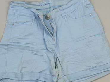 błękitna eleganckie bluzki: Shorts, Amisu, M (EU 38), condition - Good
