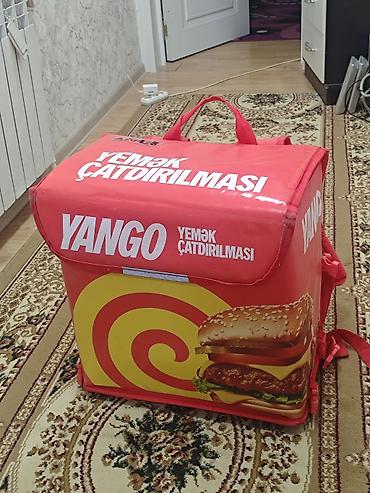 Yemək çatdırılması üçün izotermik çanta – Yango brendli - Növ