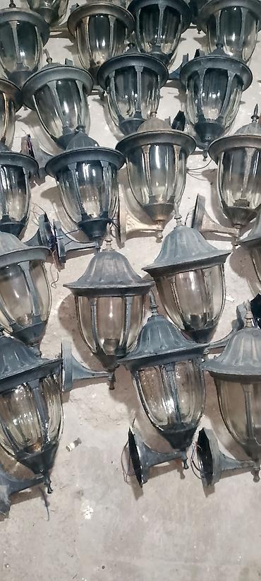 led lusteri: Klassik üslubda divara quraşdırılan açıq hava fənərləri (dekorativ — 1
