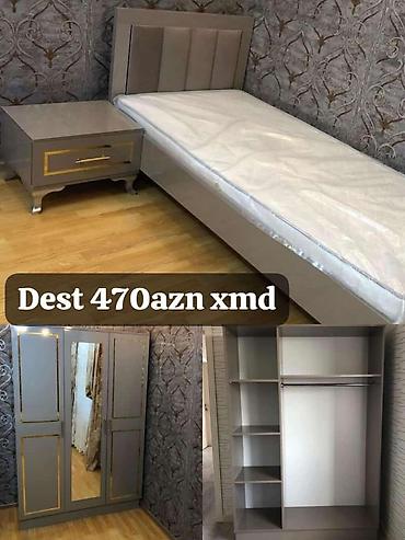 dekor odun: Yataq otağı dəsti – “Dest 470azn xmd” yazılı model Tərkib: - Tək — 1