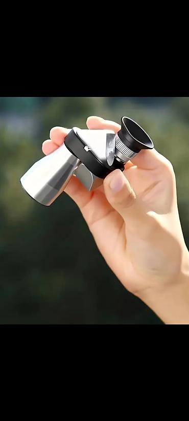 binokol: Miniatür teleskop. Asanlıqla cibdə yerləşir. Kompakt ölçüdə olsa da — 3