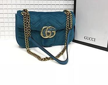 Сумки: Классическая сумка, Gucci, Италия, Материал: Бархат, Застежка на магните, Женские, Новый — 1