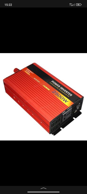 Другая автоэлектроника: Инвертор 2500W работает от 12ват
новый