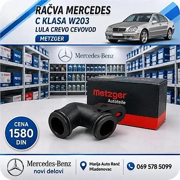 RACVA MERCEDES C KLASA W203 LULA CREVO CEVOVOD | Racva mercedes c