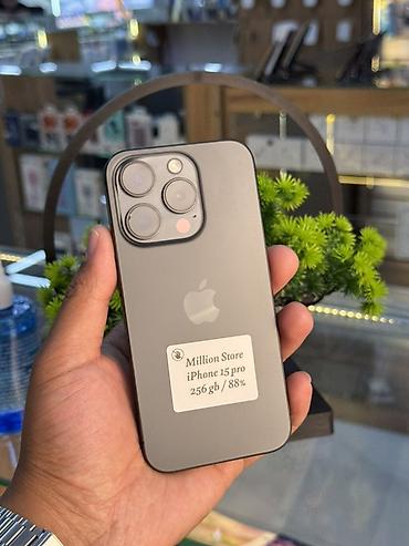 samsung 21s ultra: IPhone 15 Pro, Б/у, 256 ГБ, Черный, Защитное стекло, В рассрочку, 88 % — 1