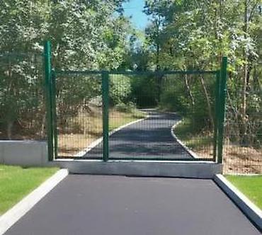 Proizvodi od rolovanog metala, metalni kanali: 🚪 DVOKRILNE KAPIJE Ispuna panel 2D ili 3D 📍 Fence System doo Bulevar — 11