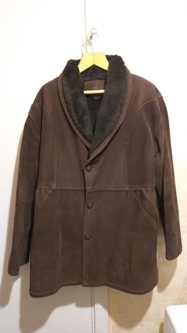 мужское пальто укороченное: Пальто мужское, замшевое