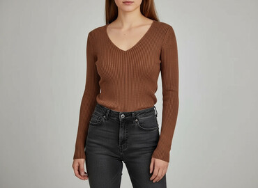 sweter z bufiastymi rękawami zara: Sinsay, Women`s sweater, size 2XS (EU 32)