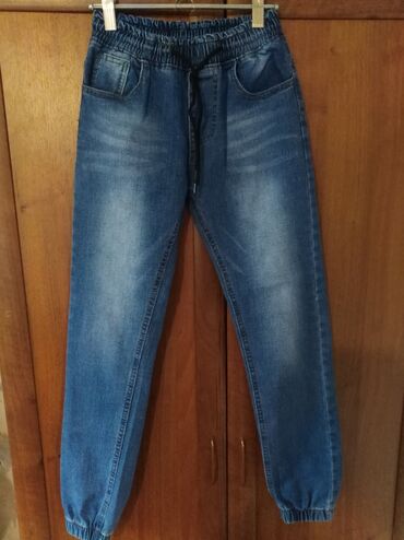 Джинсы и брюки: Джинсы и брюки, цвет - Синий, Новый — 7