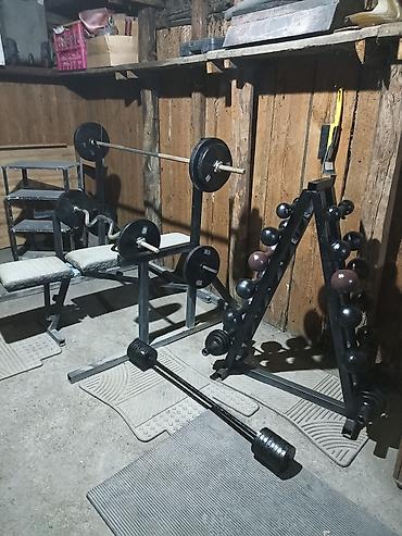 Гантели: Продаю Гантели Штанги грушу Брусья Турник. все Комплектом. Качество — 8