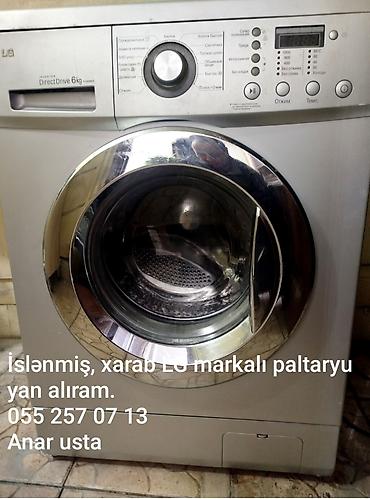 paltaryuyan alanlar: LG, Samsung markali paltaryuyanlar islənmis, xarab aliram. həmcinin — 1