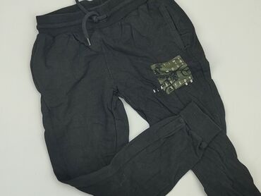 spodnie dresowe w krate: Sweatpants, Destination, 11 years, 140/146, condition - Good