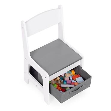ugaone ikea: Dečiji set sto i 2 stolice sa tablom za pisanje White ECOTOYS Šifra — 7