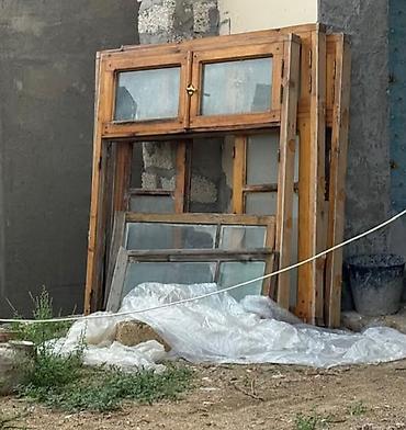 hamam naboru: Taxta ev qapıları-2.30–90m(5ədəd) və ev pəncərələri(5ədəd)1.20-1.40m — 1