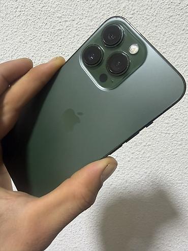 jet black: IPhone 13 Pro, Б/у, 128 ГБ, Alpine Green — 2