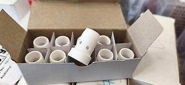 siverler: Keramik nozzle/adapter dəsti - Material: istiliyədavamlı ağ keramika — 1