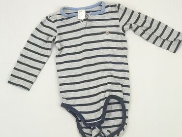 kurtki jeansowe dla dziewczynek: Body, H&M, 9-12 months, 
condition - Very good