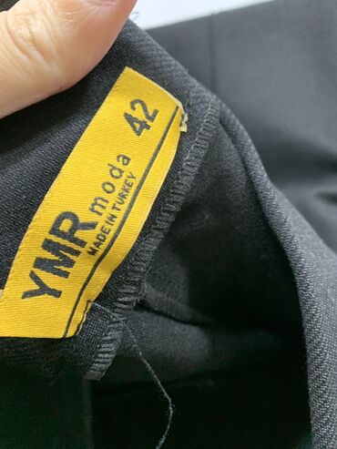 Şalvarlar: Klassik qadin salvari qara reng 42 razmer payiz qis fesli ucun cekisi — 6