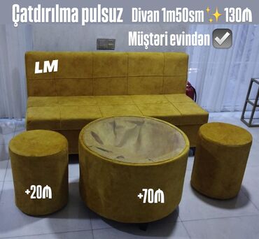 Sifarişlə çarpayılar: Mini-divan, Mətbəx üçün