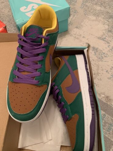 dunk: Кроссовки, 42, Nike, Новый, цвет - Зеленый, Бесплатная доставка, Платная доставка, Самовывоз