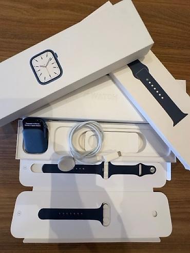 apple watch 7 41: İşlənmiş, Smart saat, Apple, Suya davamlı, rəng - Göy — 2