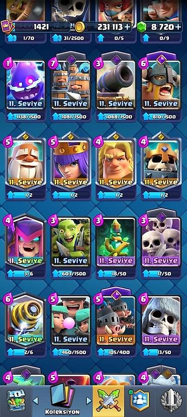 Digər aksesuarlar: Clash Royale oyun hesabı – eInur5555 - Klan: “BEYAZ ÖLÜM” (Böyük) — 11
