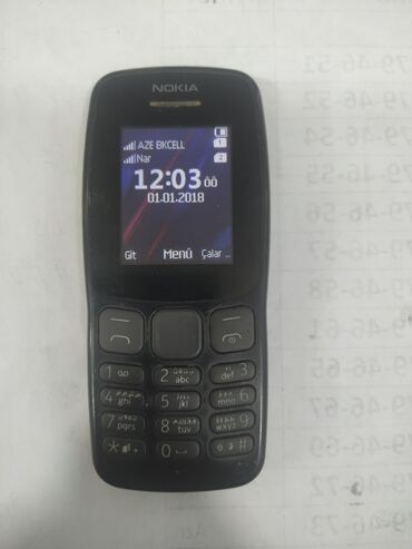 Nokia: Nokia 106, rəng - Qara, Düyməli, Zəmanət, İki sim kartlı